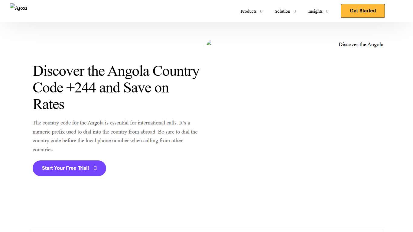 Angola Country Code +244: Learn to Call & Save on International Rates
